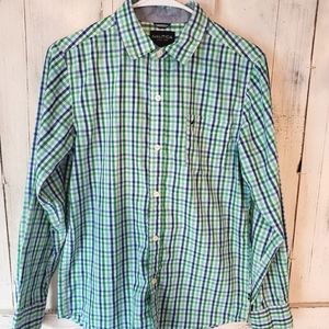 Nautica Long Sleeve Button Up Shirt 14/16